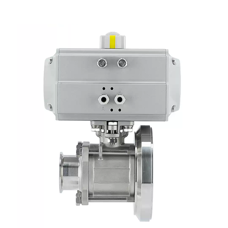 Stainless Steel Pneumatic Discharge Ball Valve